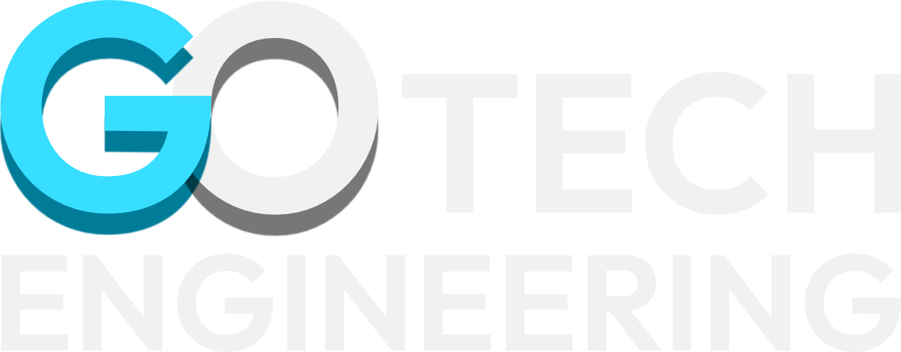 Go Tech Logo White